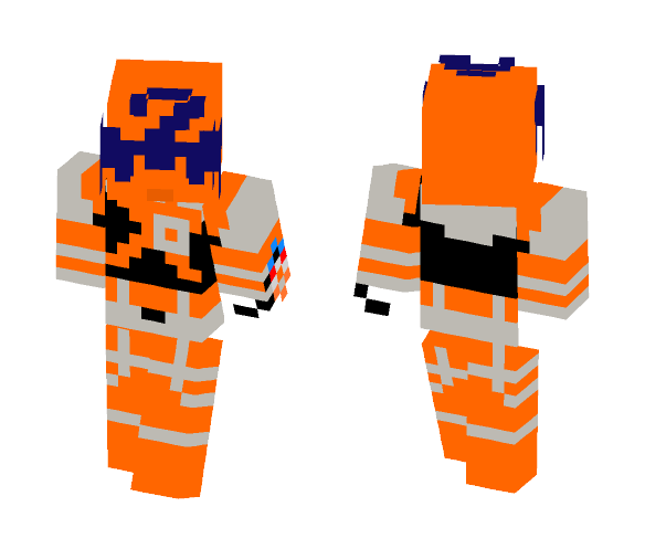 Download Free Kyuranger- Sasori Orange Skin for Minecraft image 1 Kyuranger- Sasori Orange - Male Minecraft Skins - image 1