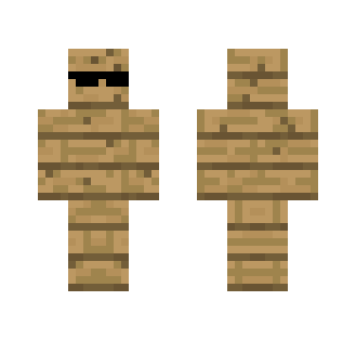Oak Planks Blend Skin w/ Sunglasses - Interchangeable Minecraft Skins - image 2