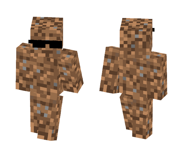 Dirt Blend Skin W/ Sunglasses! - Interchangeable Minecraft Skins - image 1