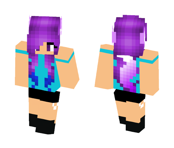 Wolf girl - Girl Minecraft Skins - image 1