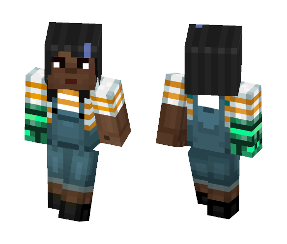 Jesse with Gauntlet (6) - Female Minecraft Skins - image 1