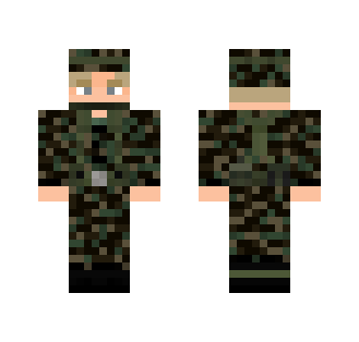 Gulf War 1991 U.S - Woodland camo - Male Minecraft Skins - image 2