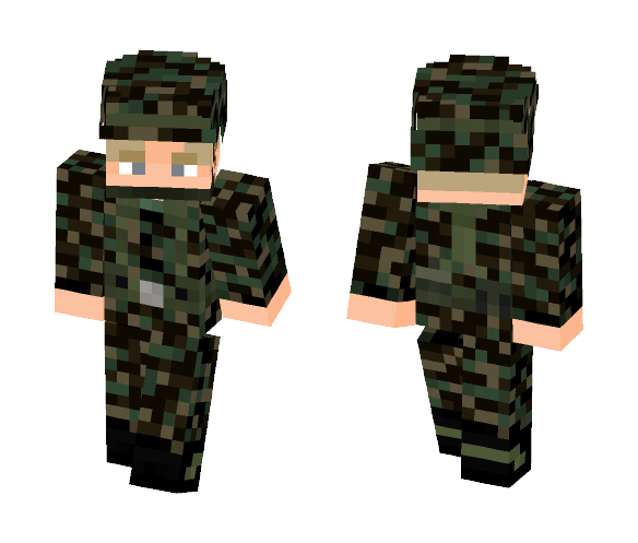 Gulf War 1991 U.S - Woodland camo - Male Minecraft Skins - image 1