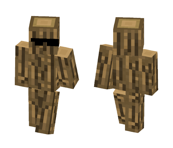 Wood Blend Skin W/ Sunglasses! - Male Minecraft Skins - image 1