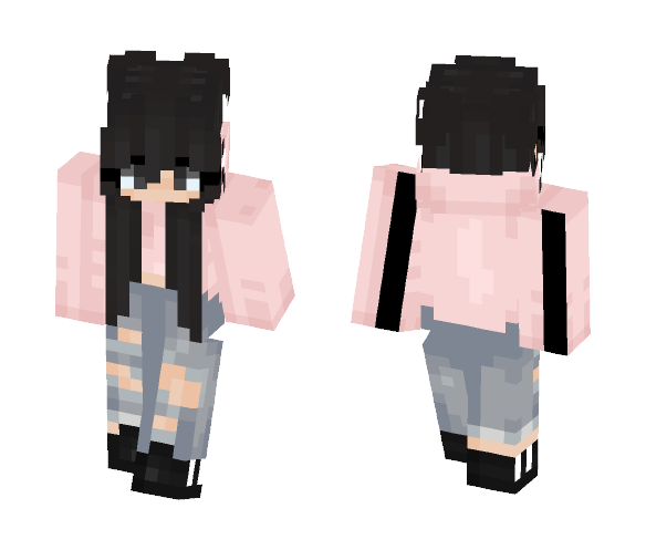 Download Free My Main Skin As A Girl Skin for Minecraft image 1 My Main Skin As A Girl - Girl Minecraft Skins - image 1