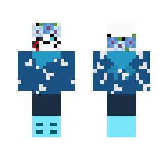 Buttontale Blue flower crown~ - Flower Crown Minecraft Skins - image 2