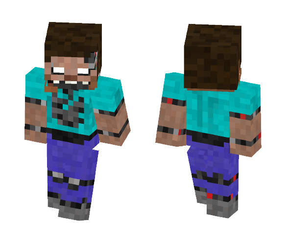 Animatronic Herobrine - Herobrine Minecraft Skins - image 1