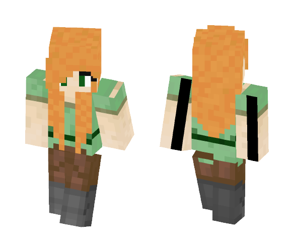 Minecraft Alex V2 - Female Minecraft Skins - image 1