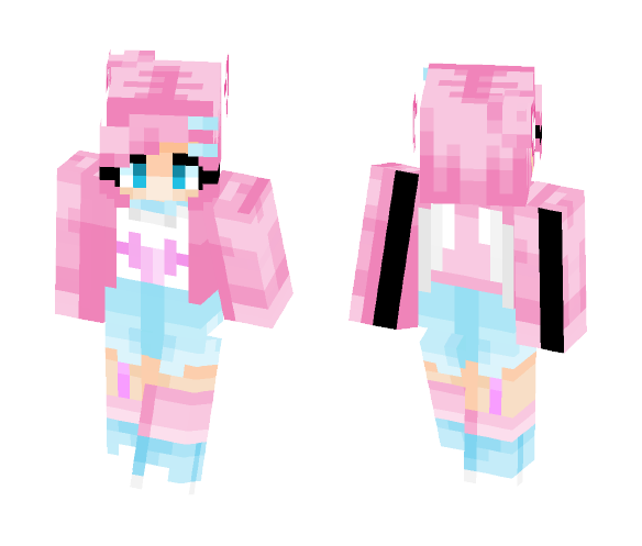 Download Free Pastel skin Skin for Minecraft image 1 Pastel skin - Female Minecraft Skins - image 1