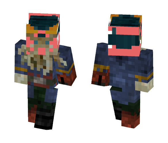 Davy Jones | Pirate's Life Contest - Male Minecraft Skins - image 1