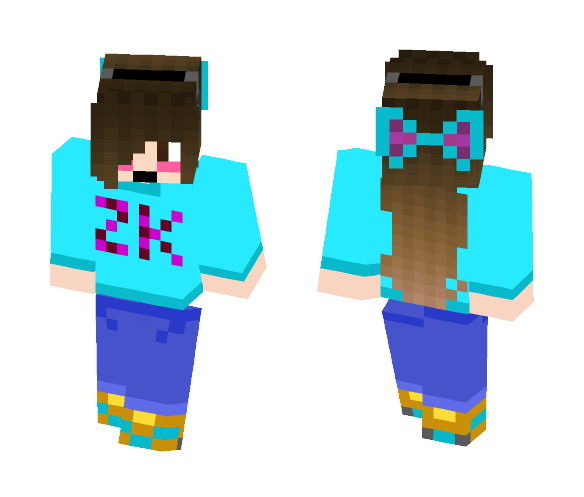 zk-izzy 2.0 - Female Minecraft Skins - image 1