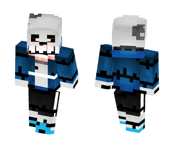 Nightmare Sans - Male Minecraft Skins - image 1