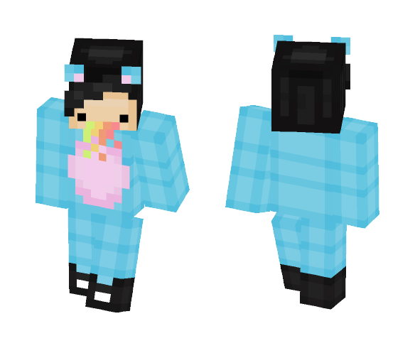 Rainbow Puking Bear - Male Minecraft Skins - image 1