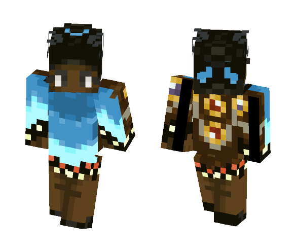 Blue Morpho Butterfly - Female Minecraft Skins - image 1