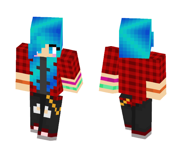 Neurotic to the Bone - Female Minecraft Skins - image 1