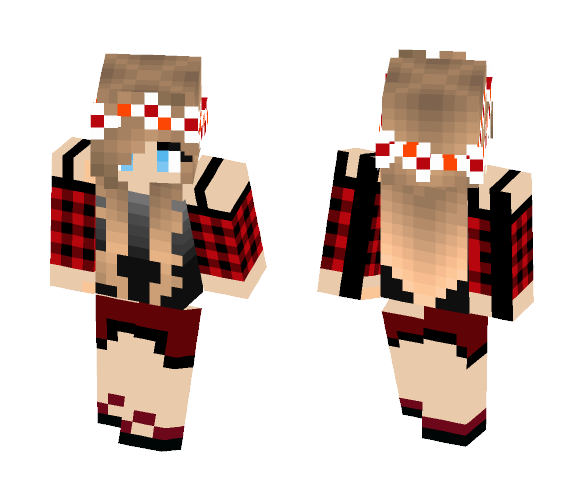 Download Free fashion girl updated Skin for Minecraft image 1 fashion girl updated - Girl Minecraft Skins - image 1
