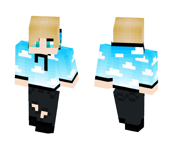 Cool Sweaters Series - Blue Skies - Male Minecraft Skins - image 1