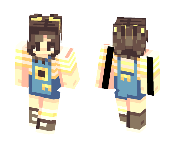 Sunflower kid - Female Minecraft Skins - image 1