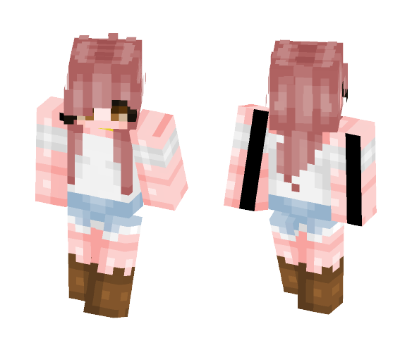 Pixel || Flowery fields - Female Minecraft Skins - image 1