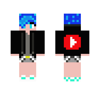 Blue Haired Youtube Girl