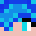 Blue Haired Youtube Girl - Color Haired Girls Minecraft Skins - image 3