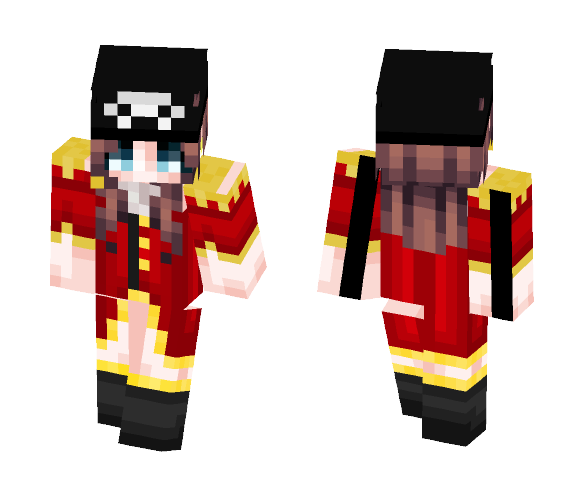 Download Free Elina-Captain Of The Mermaid Pearl Skin for Minecraft image 1 Elina-Captain Of The Mermaid Pearl - Female Minecraft Skins - image 1
