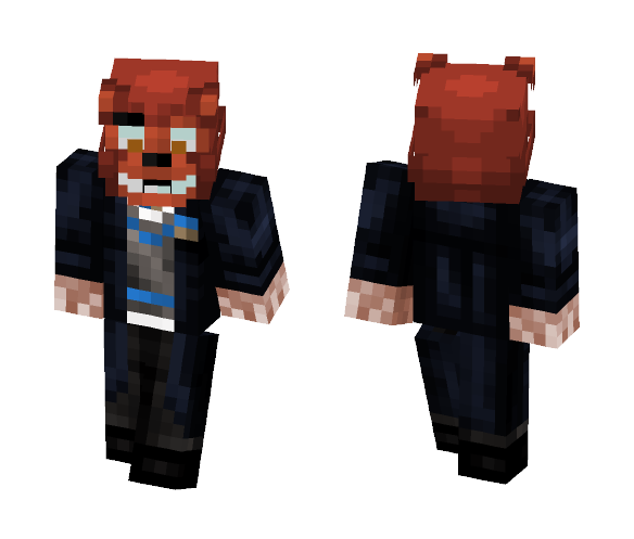 Download Free TheRavenclaw Foxy Skin (My Skin) Skin for Minecraft image 1 TheRavenclaw Foxy Skin (My Skin) - Male Minecraft Skins - image 1