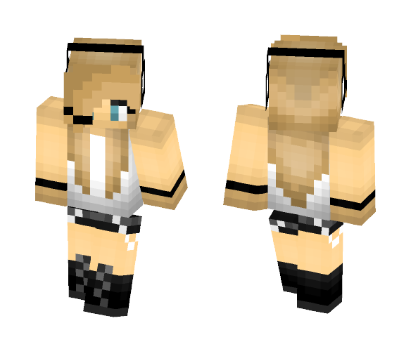 Nice e-girl - Female Minecraft Skins - image 1