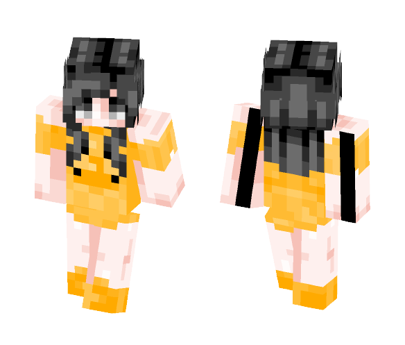 Beverly Fan Skin [Black Hair] - Female Minecraft Skins - image 1