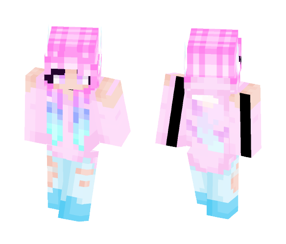 Download Free Pastel moeow =3 Skin for Minecraft image 1 Pastel moeow =3 - Female Minecraft Skins - image 1