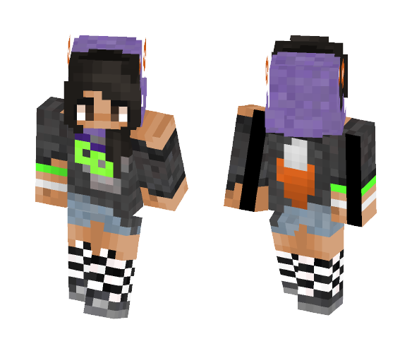 Download Free Sitara fox Girl Skin for Minecraft image 1 Sitara fox Girl - Girl Minecraft Skins - image 1