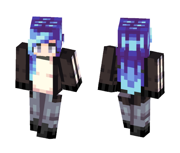 electric love [Popreel] - Female Minecraft Skins - image 1