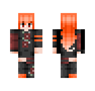 Red-Orange girl
