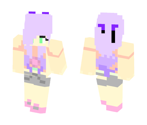 Download Free ombré hair kawaii Skin for Minecraft image 1 ombré hair kawaii - Kawaii Minecraft Skins - image 1