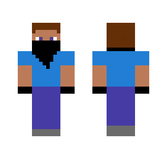 Improved Bandit Steve - Male Minecraft Skins - image 2
