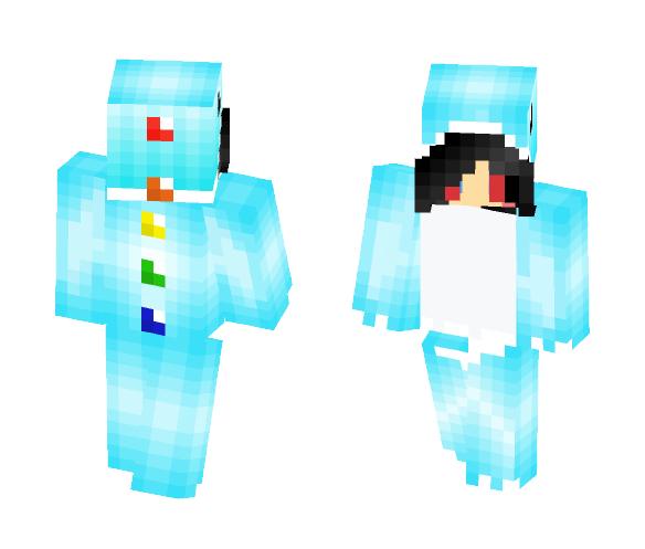 Backwords Unicorn Onesie - Female Minecraft Skins - image 1