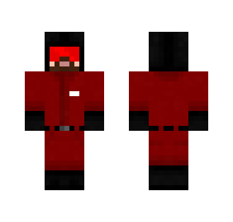 Red Sci-Fi Trooper - Male Minecraft Skins - image 2