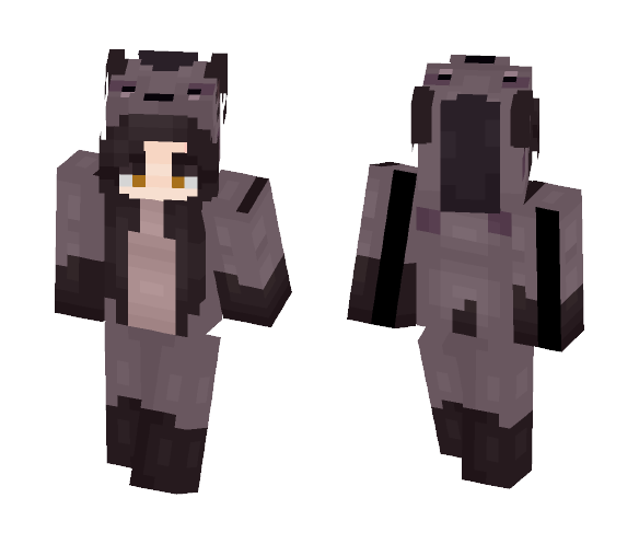 Hyena Onesie - Girl Version - Girl Minecraft Skins - image 1
