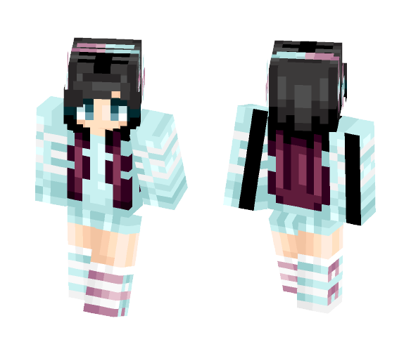 OC- Winter (2nd remake) - Female Minecraft Skins - image 1