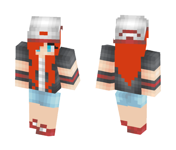 Download Free Pokemon Girl Skin for Minecraft image 1 Pokemon Girl - Girl Minecraft Skins - image 1