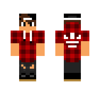 Red Plaid Adidas Boy