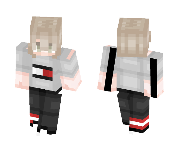 Old School Boy w//long hair - Boy Minecraft Skins - image 1