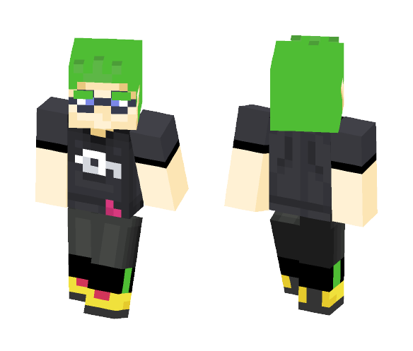 Inkling boy | Splatoon 2 - Boy Minecraft Skins - image 1