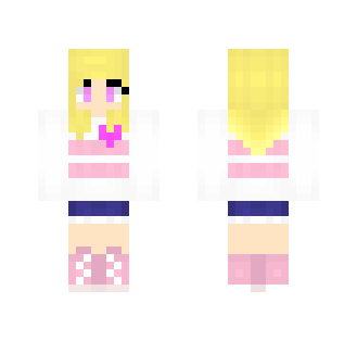 Hope | Undertale OC - Female Minecraft Skins - image 2