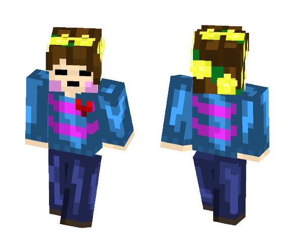Frisk (Male) - Undertale - Male Minecraft Skins - image 1
