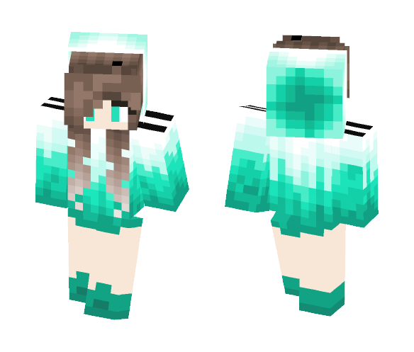 Download Free Plant Girl Skin for Minecraft image 1 Plant Girl - Girl Minecraft Skins - image 1