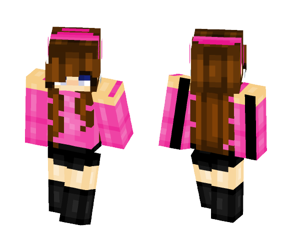 Pixel || Rockstar concert colors - Female Minecraft Skins - image 1