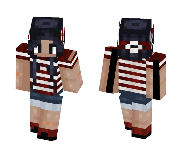 ღ M E G H A N ღ | Maroon | - Female Minecraft Skins - image 1