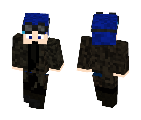 Black coated man - Male Minecraft Skins - image 1