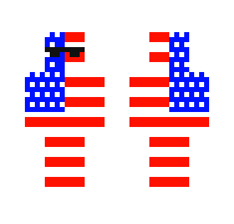 Cool USA Dude - Male Minecraft Skins - image 2